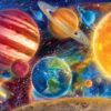 Stunning Solar System – Bluebird Puslespil med 1000 Brikker