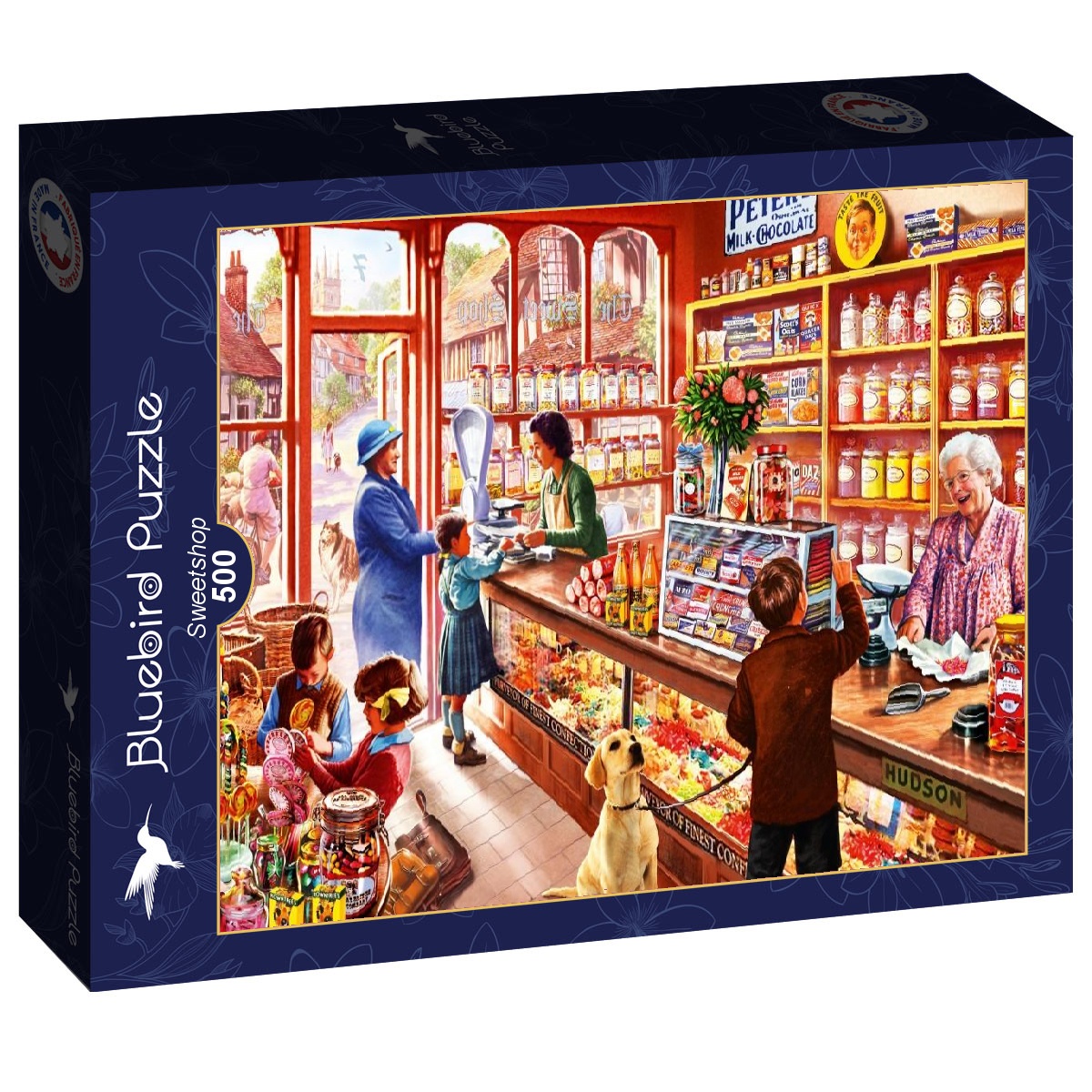 Alternative view of Sweetshop Puslespil 500 Brikker