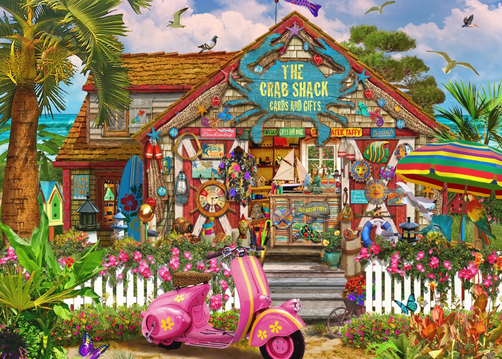 The Crab Shack Gifts – Bluebird Puslespil med 500 Brikker