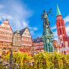 The Old Town of Frankfurt, Germany – Bluebird Puslespil med 1000 Brikker