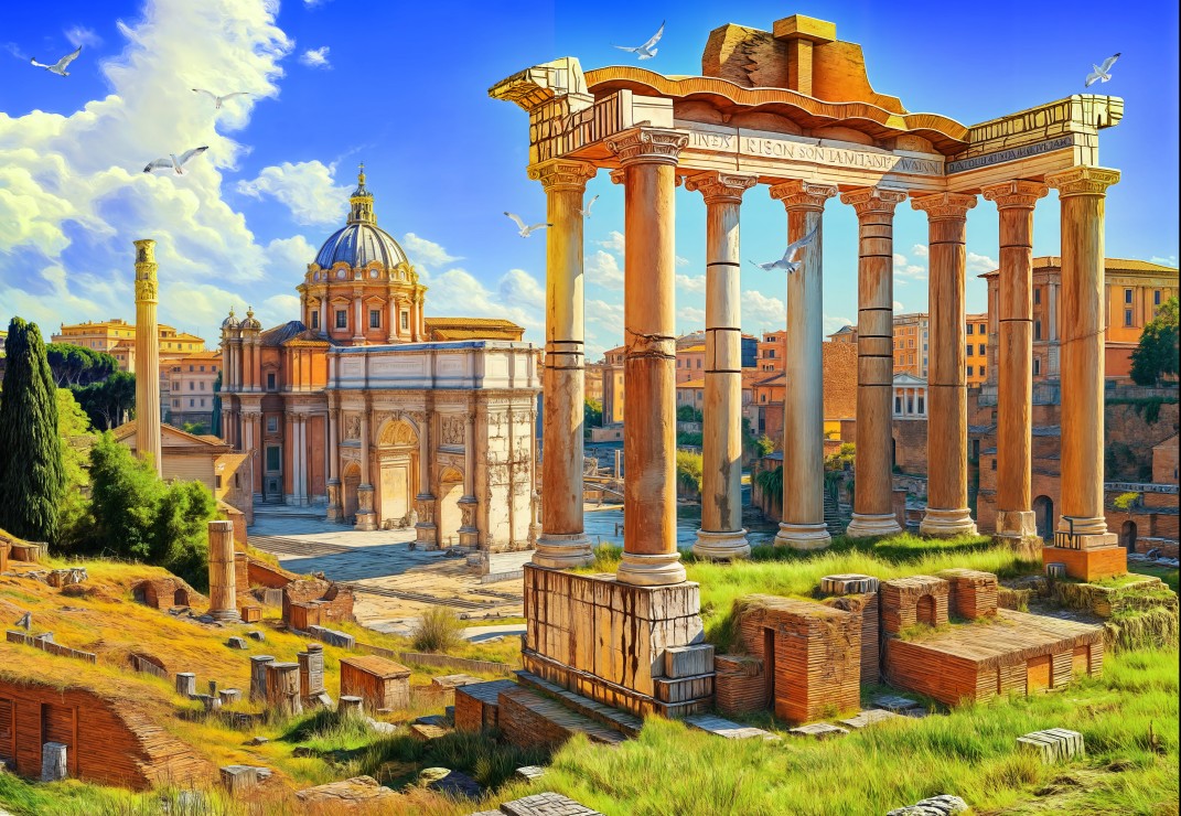 Roman Forum Puslespil 1000 Brikker