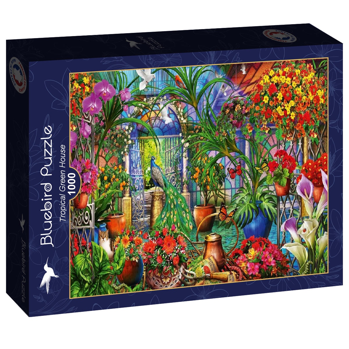 Alternative view of Tropical Green House Puslespil 1000 Brikker