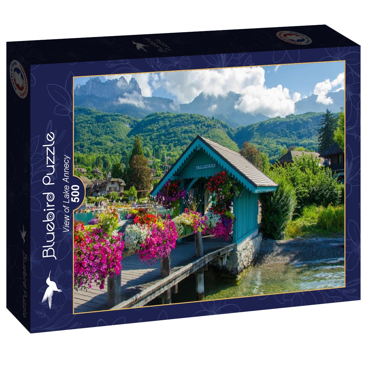 Alternative view of View of Lake Annecy Puslespil 500 Brikker