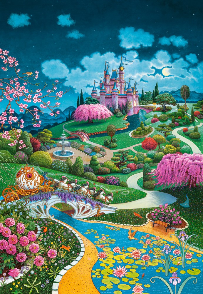 Cinderella’s Castle – Castorland Puslespil 1000 Brikker