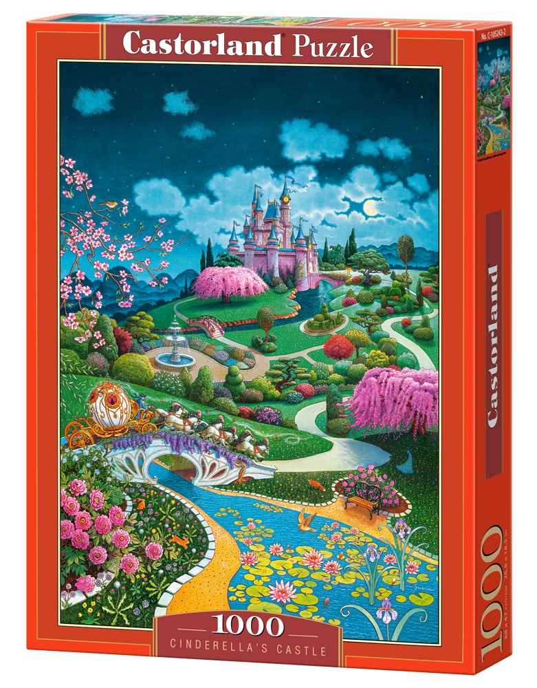 Alternative view of Cinderellas Castle Puslespil 1000 Brikker