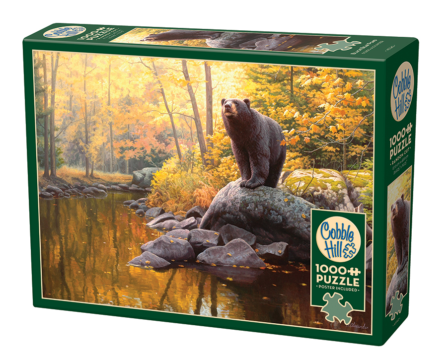 Alternative view of Black Bear Pond Puslespil 1000 Brikker