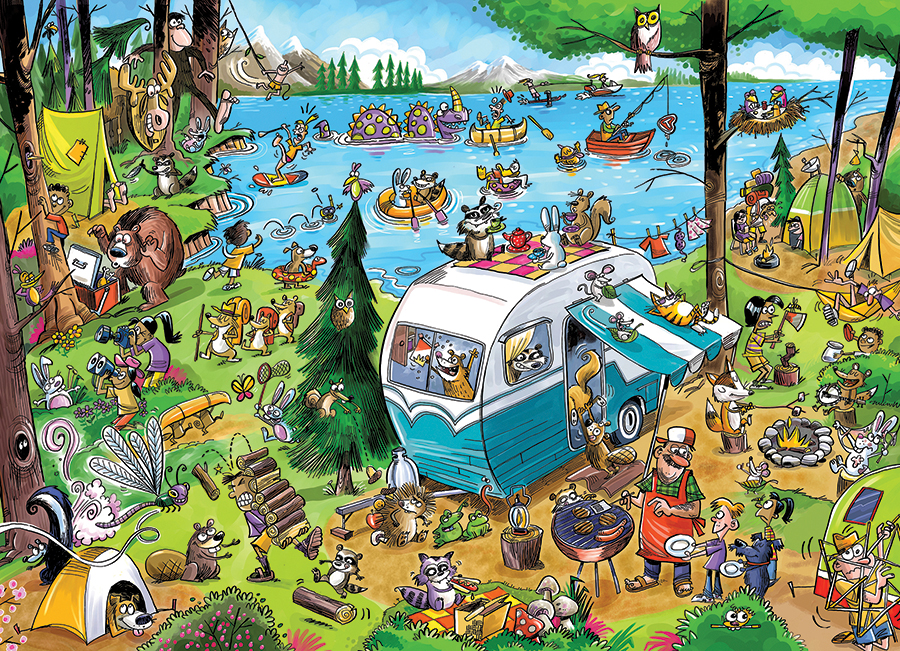 Doodletown Call of the Wild – Cobble Hill 1000 Brikker