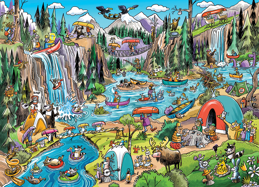 Doodletown Portage Pandemonium – Cobble Hill 1000 Brikker