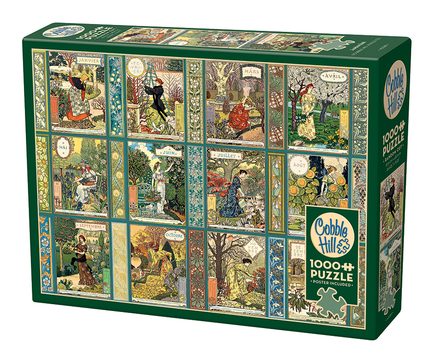 Alternative view of A Gardener's Calendar Puslespil 1000 Brikker