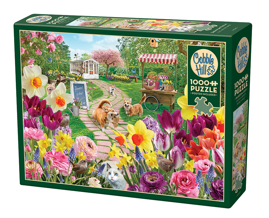 Alternative view of Springtime Frolic Puslespil 1000 Brikker