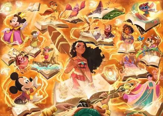 Disney Lorcana Amber – Ravensburger Puslespil med 1000 Brikker