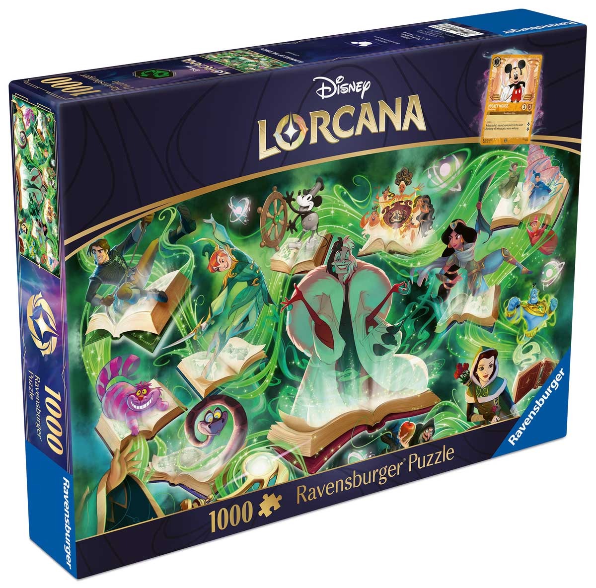 Alternative view of Disney Lorcana: Emerald Puslespil 1000 Brikker