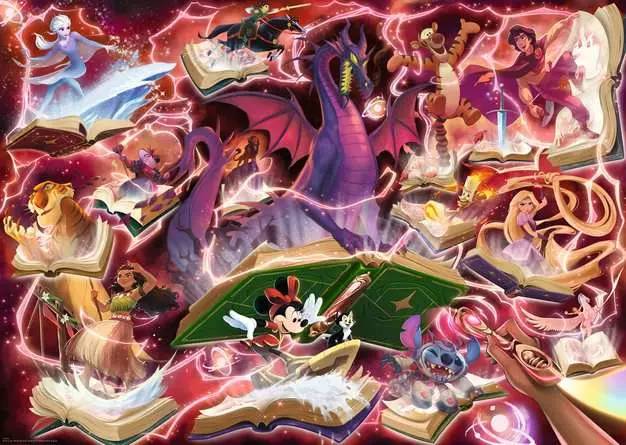 Disney Lorcana Ruby – Ravensburger Puslespil med 1000 Brikker