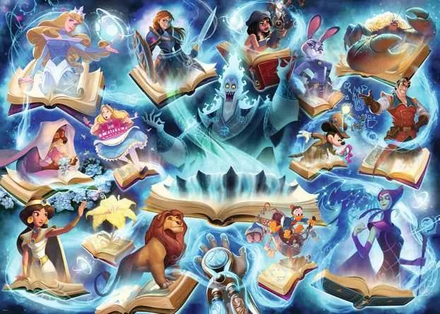 Disney Lorcana: Sapphire Puslespil 1000 Brikker