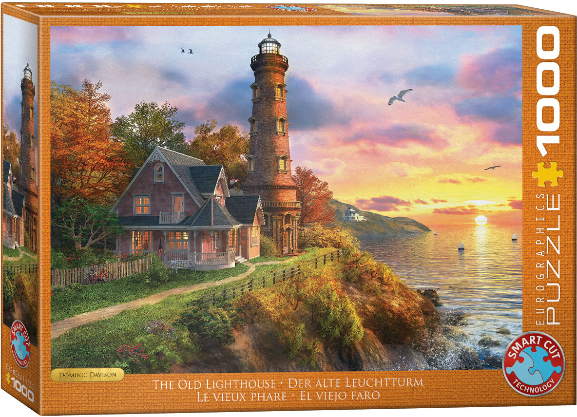 Alternative view of Old Lighthouse Puslespil 1000 Brikker