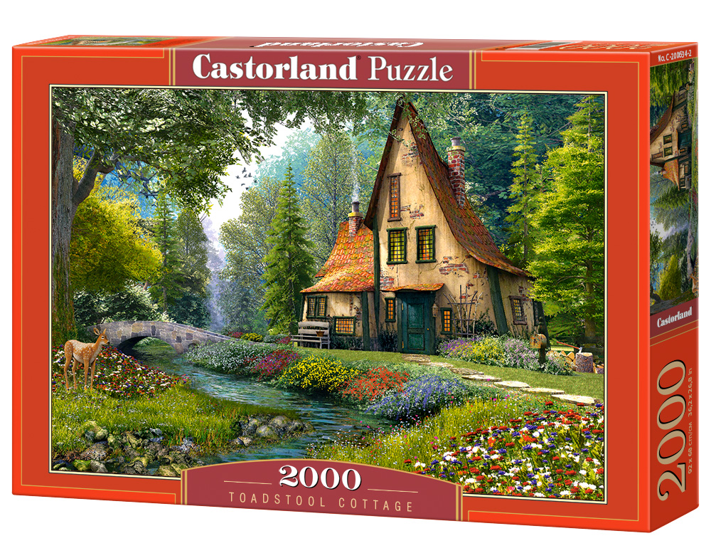 Alternative view of Toadstool Cottage Puslespil 2000 Brikker