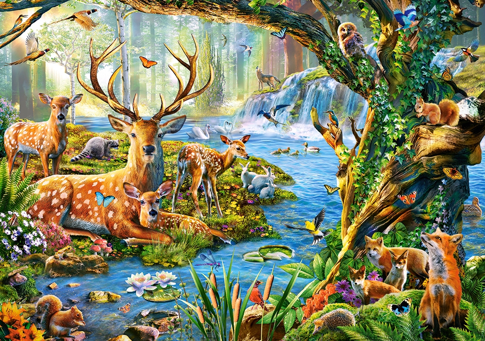 Forest Life – Castorland Puslespil med 500 Brikker