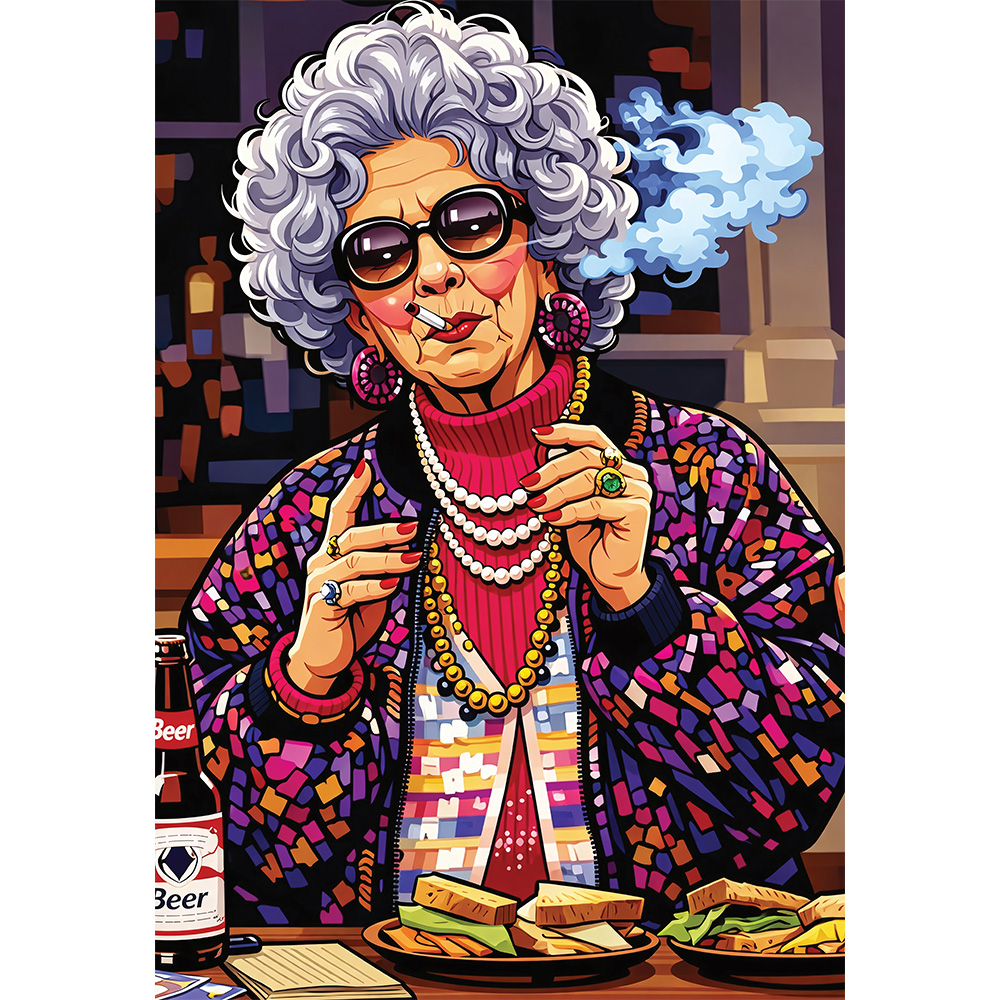 Grand-Mère Yetta – Marie-Chantal Puslespil 1000 Brikker
