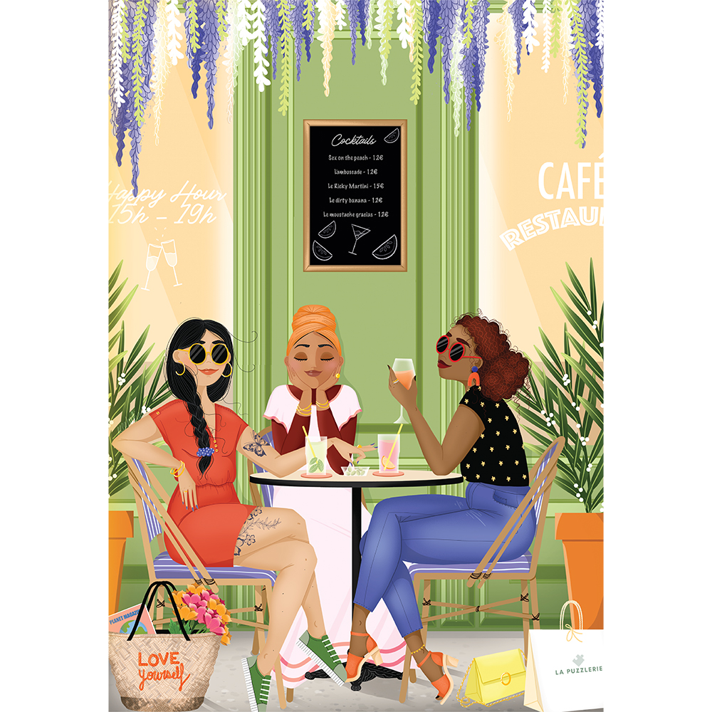 Happy Hour – Marie-Chantal Puslespil 1000 Brikker
