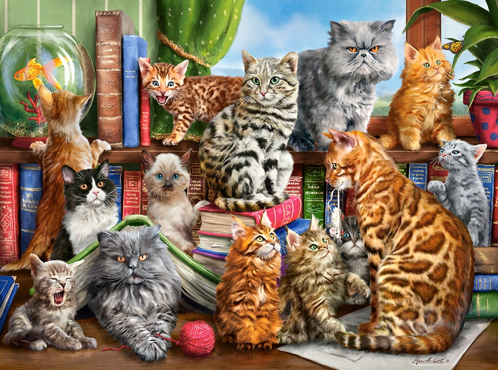 House of Cats – Castorland Puslespil med 2000 Brikker