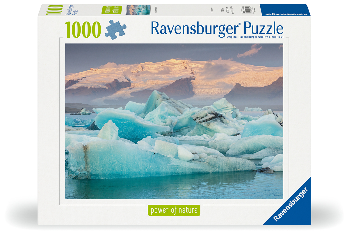 Jökulsarlon Iceland Puslespil 1000 Brikker - Billede 2