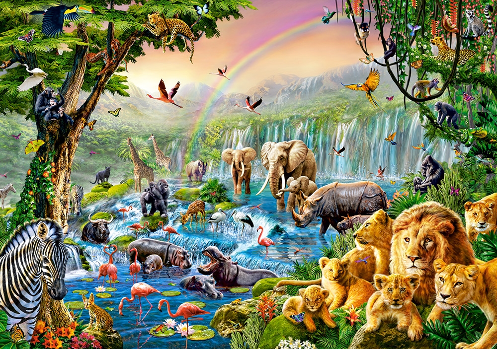 Jungle River – Castorland Puslespil med 500 Brikker