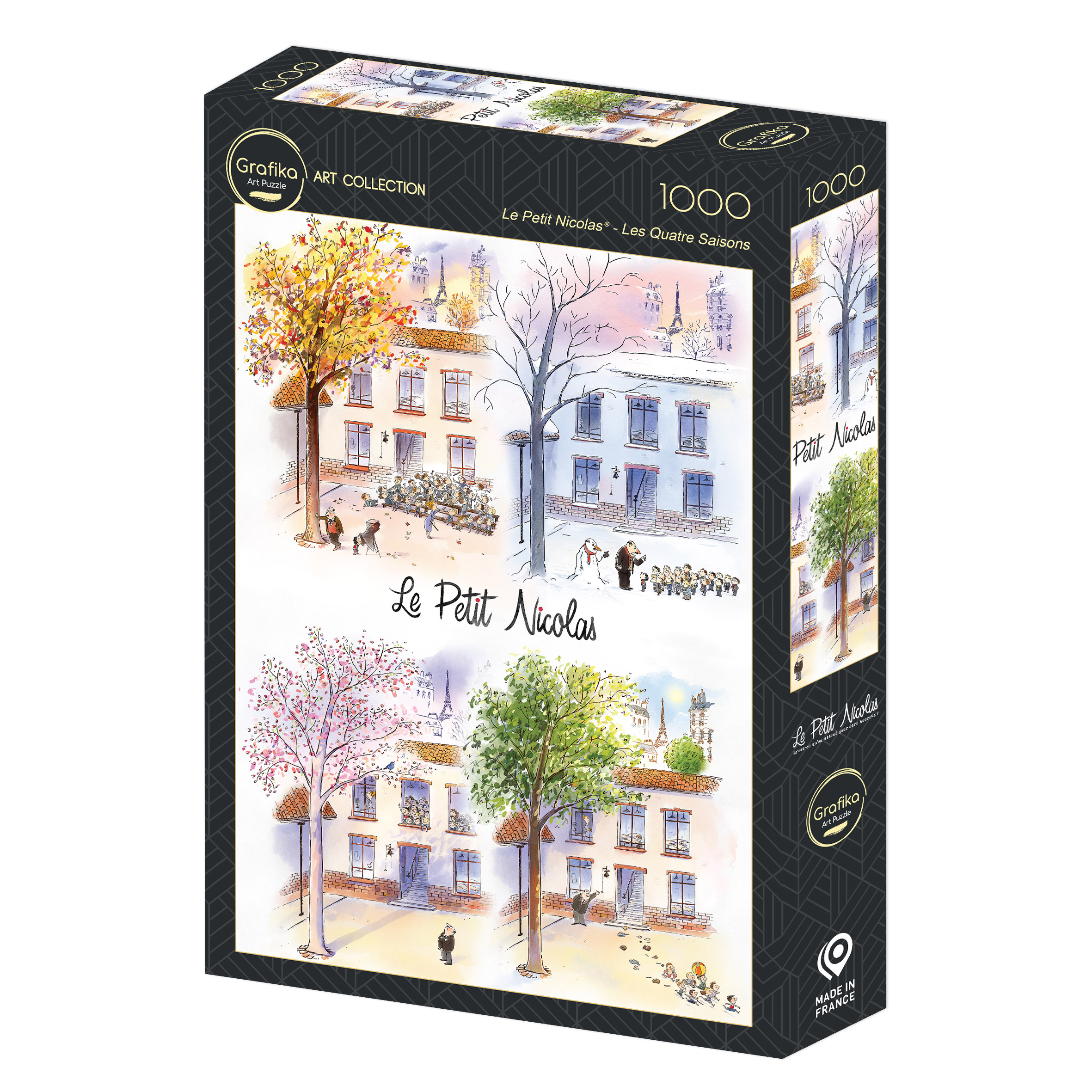 Alternative view of Le Petit Nicolas – Les Quatre Saisons Puslespil 1000 Brikker