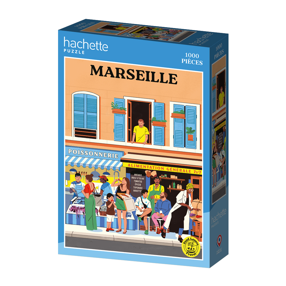 Alternative view of Marseille Puslespil 1000 Brikker