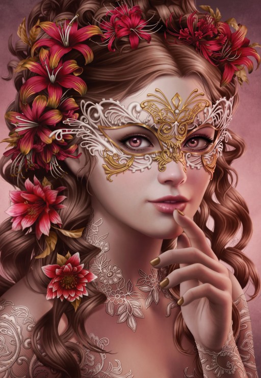 Masquerade – Grafika Puslespil 1000 Brikker