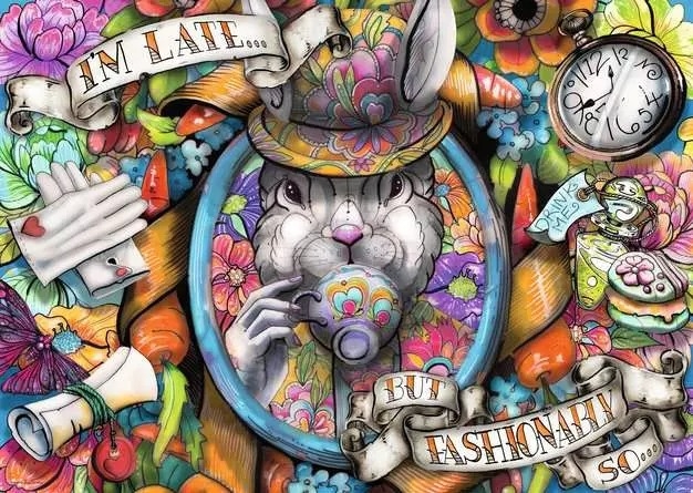 Nostalgic Rodents – Ravensburger Puslespil med 1000 Brikker