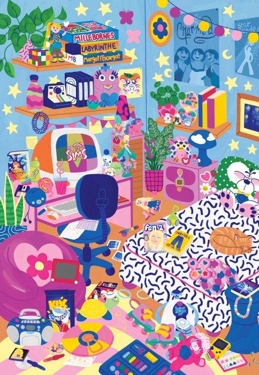 90s Nostalgia – Pieces & Peace Puslespil 1000 Brikker