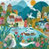 Coastal Village – Pieces & Peace Puslespil 1000 Brikker