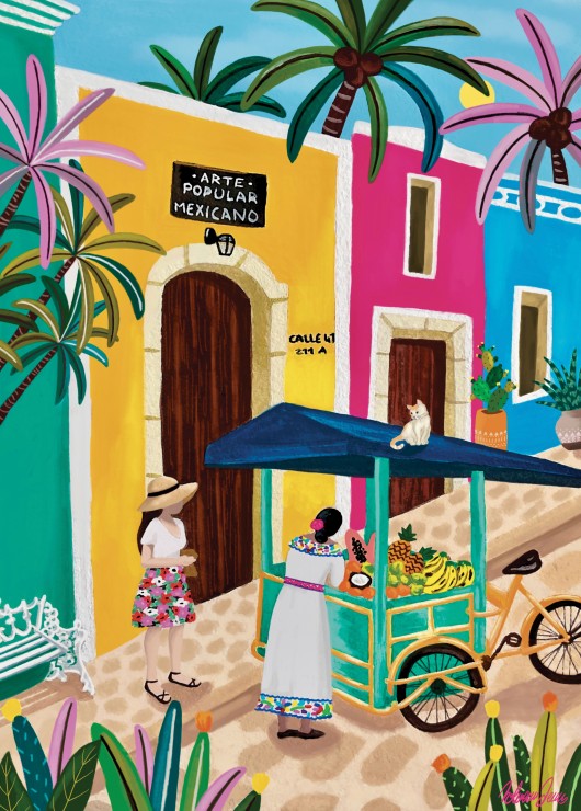 Colors of Mexico – Pieces & Peace Puslespil 500 Brikker