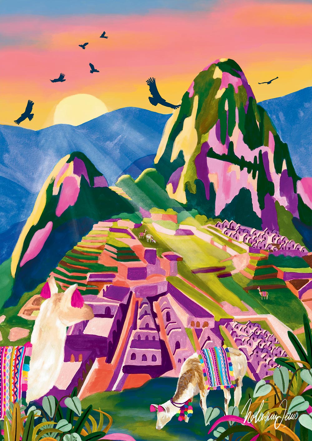Machu Picchu – Pieces & Peace Puslespil 1000 Brikker