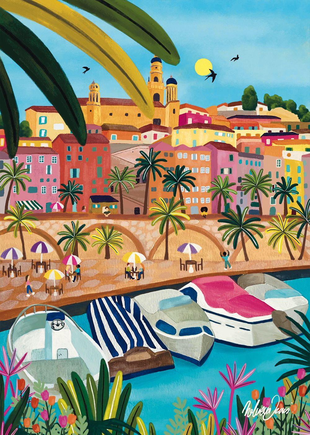Menton – Pieces & Peace Puslespil 1000 Brikker