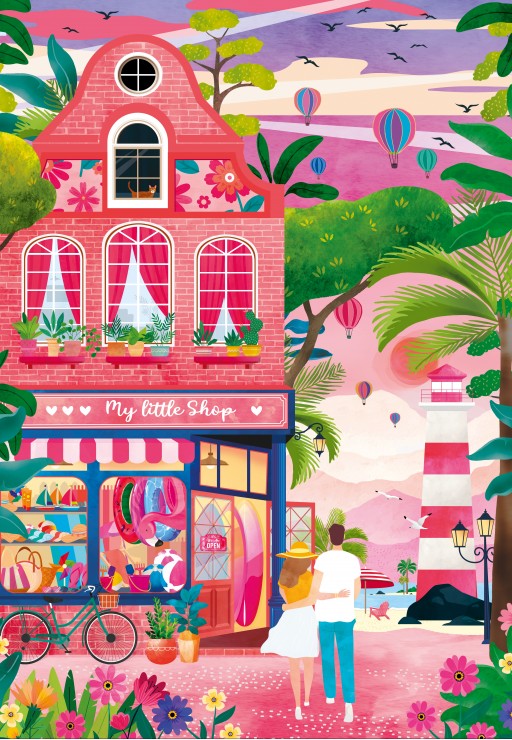 My Little Shop – Pieces & Peace Puslespil 1000 Brikker