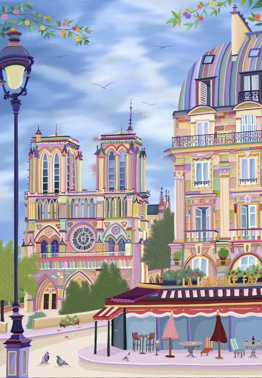 Notre Dame – Pieces & Peace Puslespil 1000 Brikker
