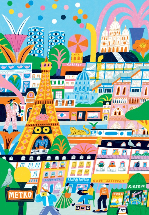 Paris est Magique – Pieces & Peace Puslespil 1000 Brikker