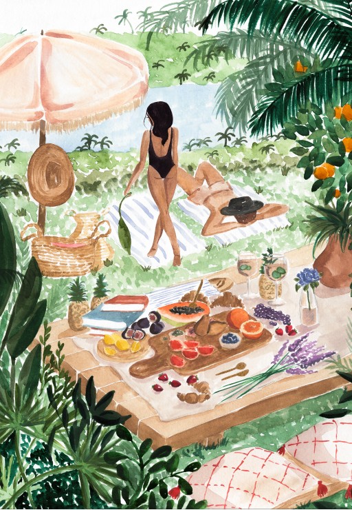 Picnic in the South of France – Puslespil 1000 Brikker