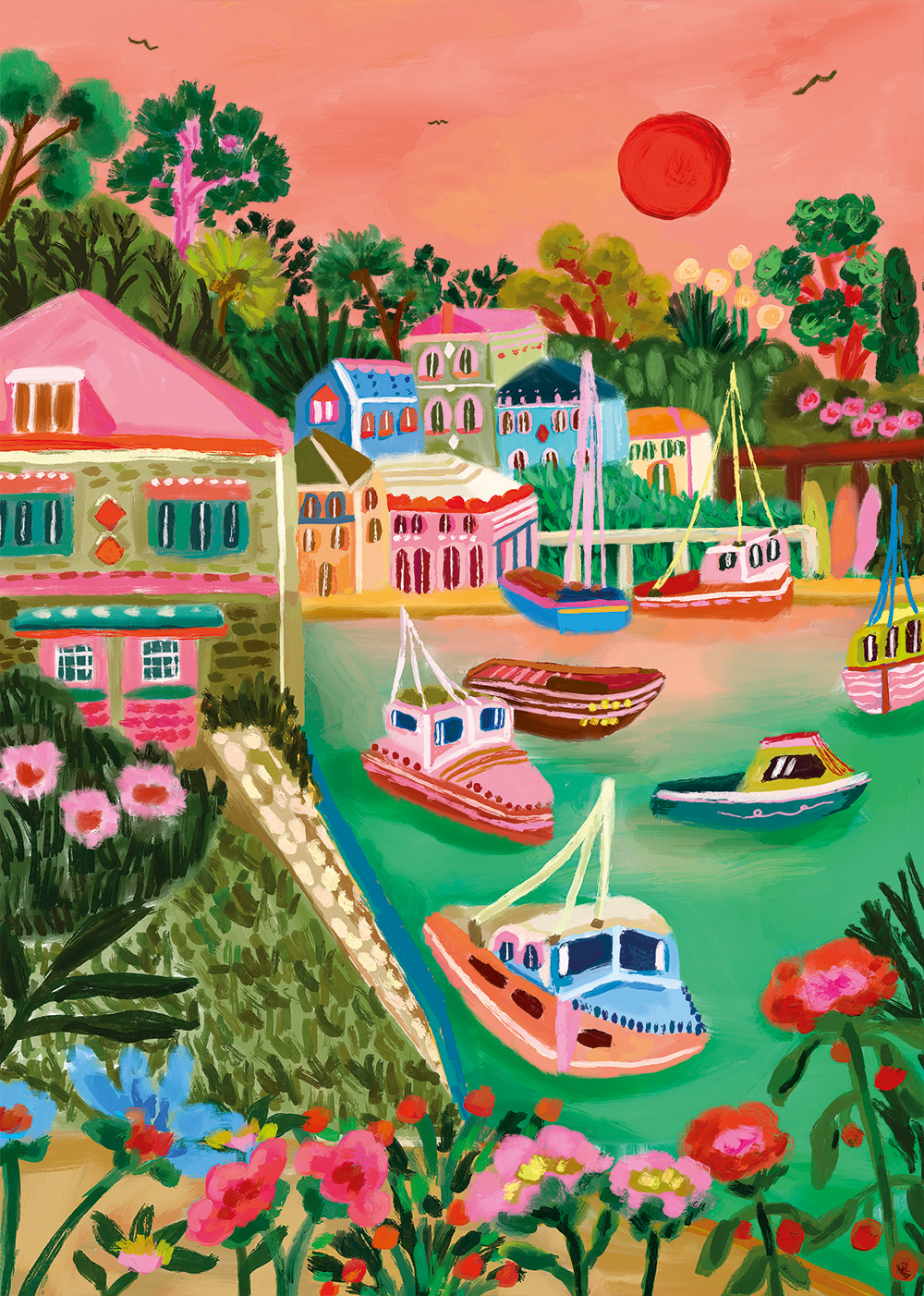 Polperro – Pieces & Peace Puslespil 1000 Brikker