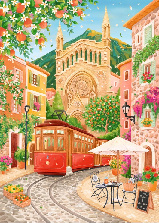 Port of Soller – Pieces & Peace Puslespil 500 Brikker