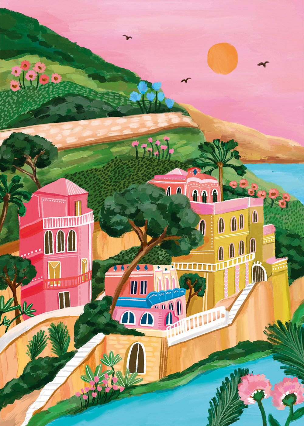 Portofino – Pieces & Peace Puslespil 500 Brikker