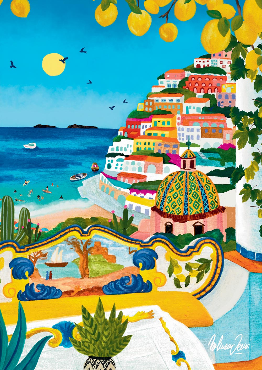 Positano – Pieces & Peace Puslespil 1000 Brikker