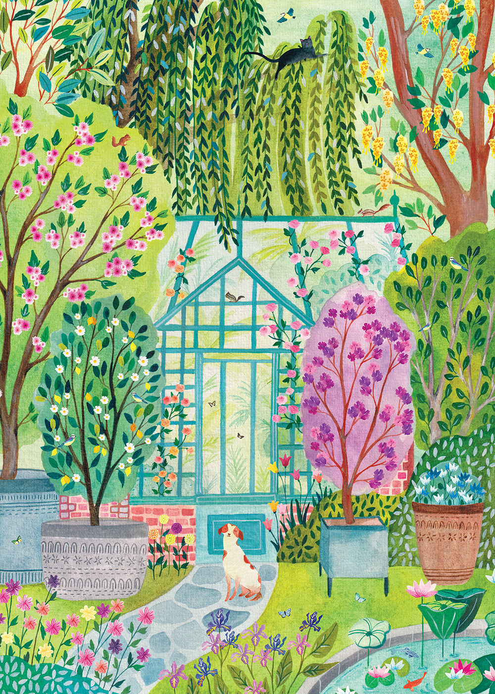 Secret Garden – Pieces & Peace Puslespil 1000 Brikker