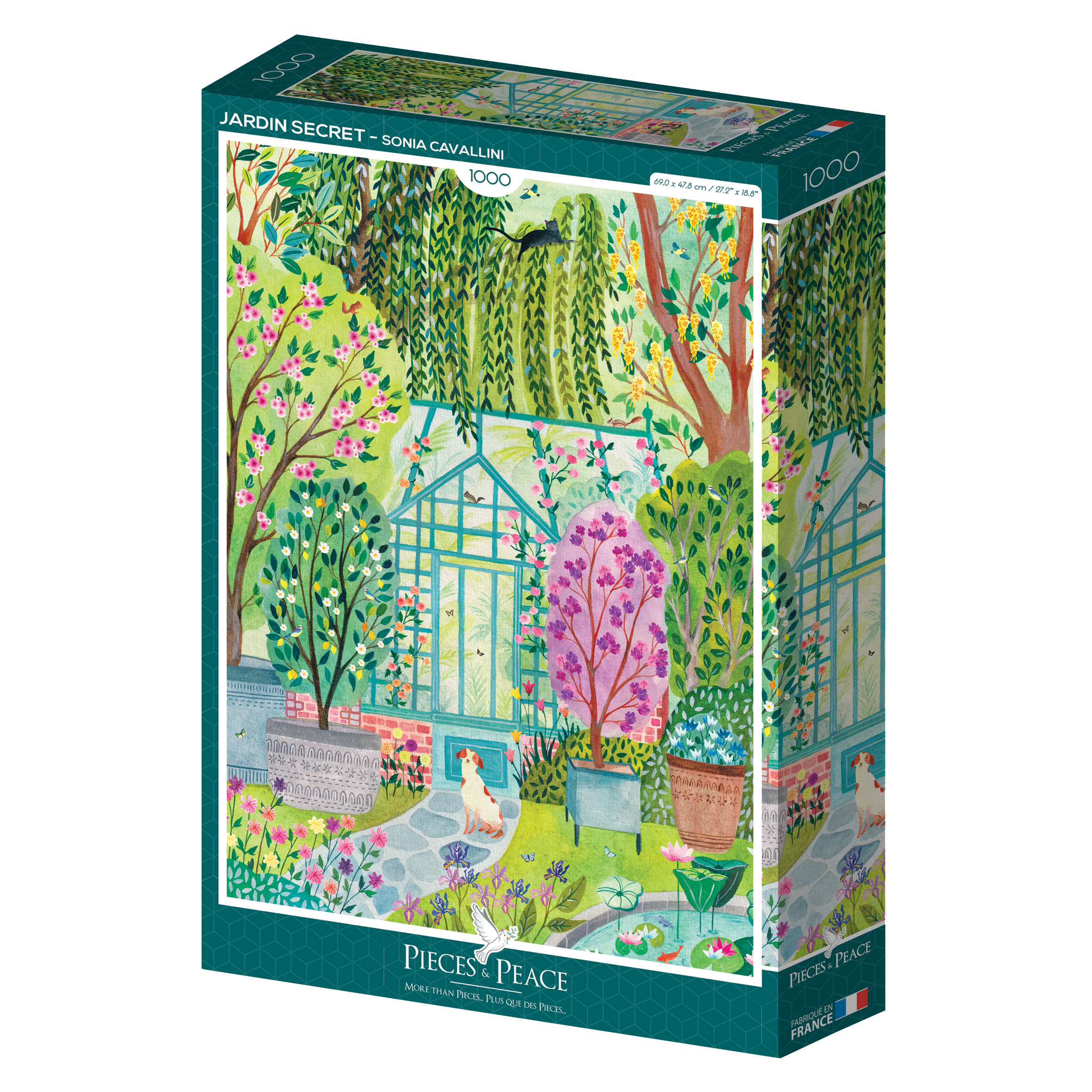 Alternative view of Secret Garden Puslespil 1000 Brikker