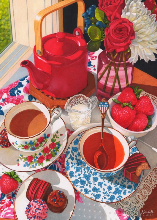Tea Party – Pieces & Peace Puslespil 500 Brikker