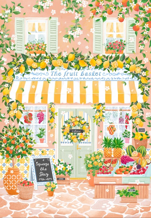 The Fruit Basket – Pieces & Peace Puslespil 1000 Brikker