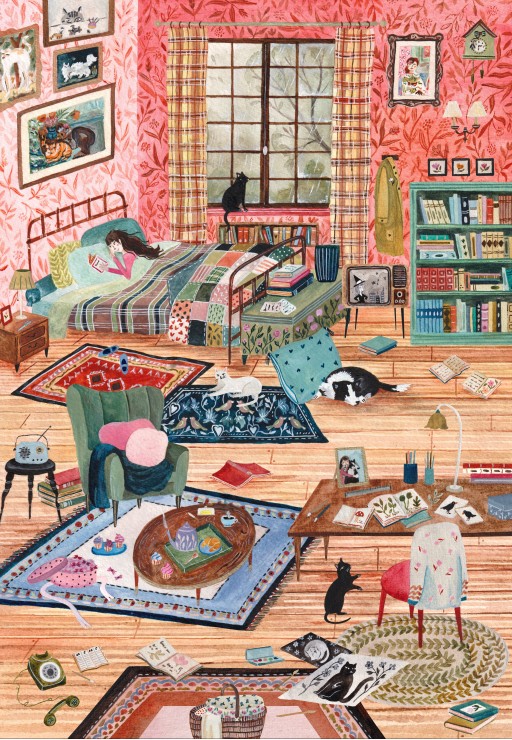 Une Journée Cosy – Pieces & Peace Puslespil 1000 Brikker