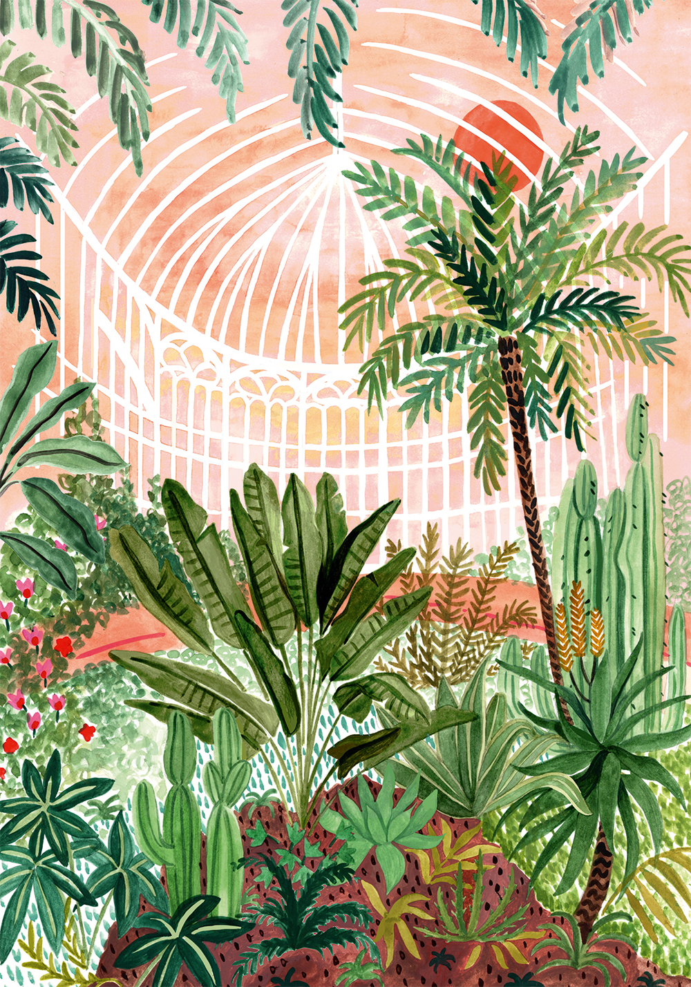 Victorian Greenhouse – Pieces & Peace Puslespil 1000 Brikker