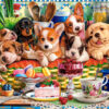 Puppies Dessert – Castorland Puslespil med 1000 Brikker